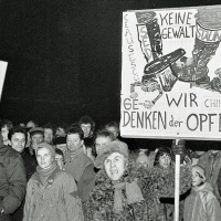 Montagsdemo in Leipzig