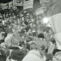 Montagsdemo in Leipzig